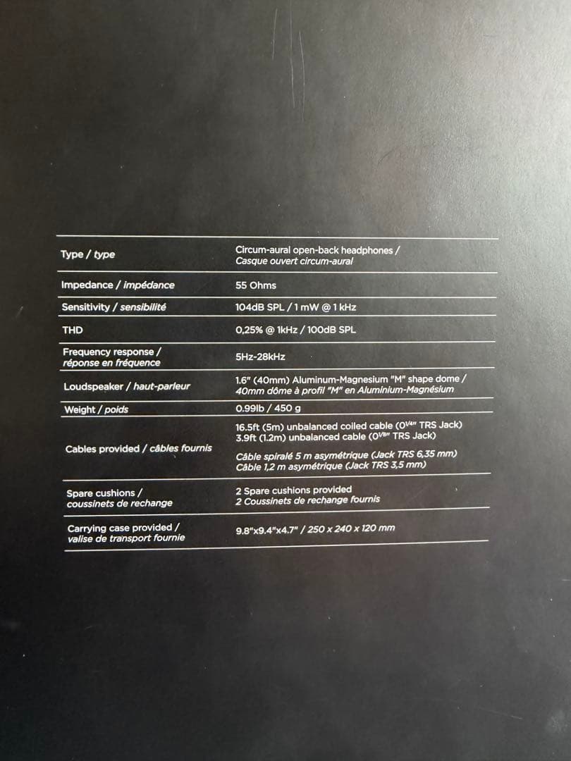 FOCAL PROプロ FESSIONAL CLEAR 高級ヘッドフォン