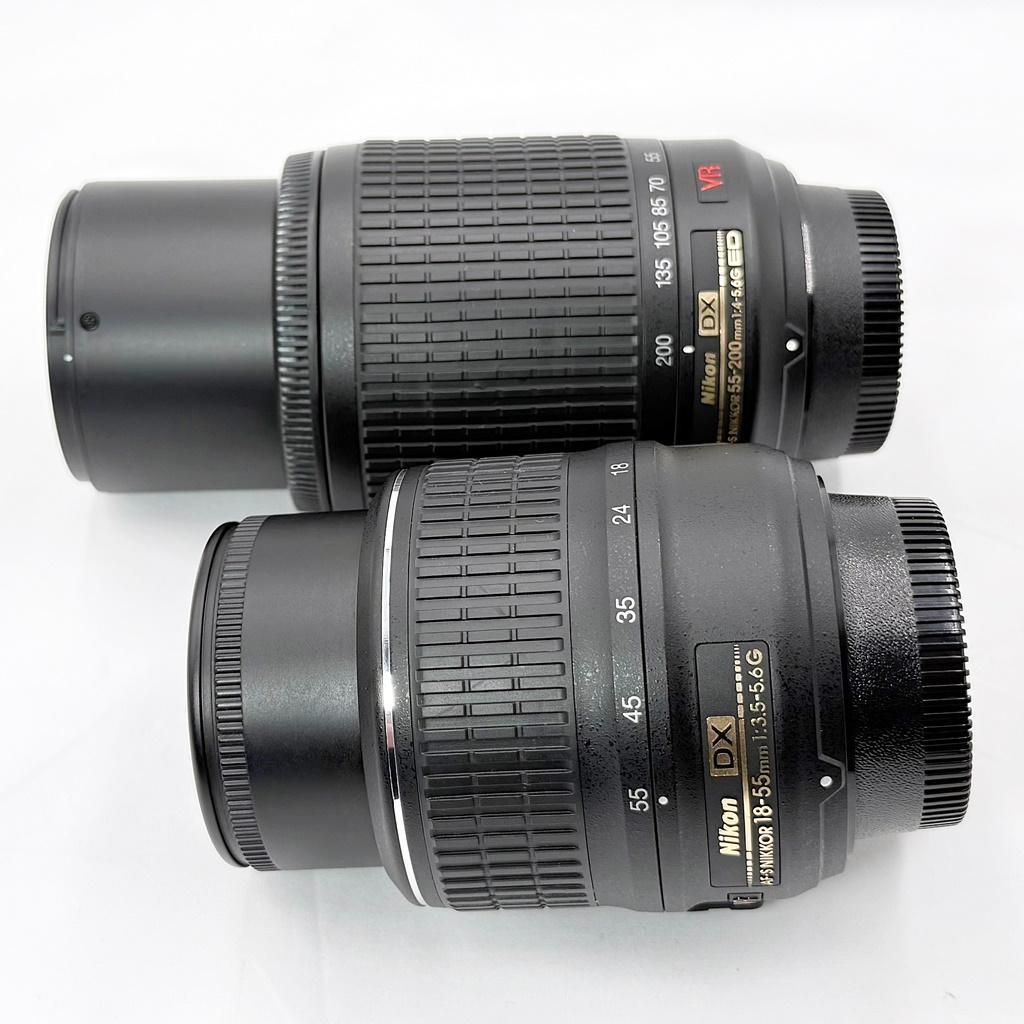 【美品】ニコン Nikon D60 Wズームキット 一眼レフ カメラ 中古