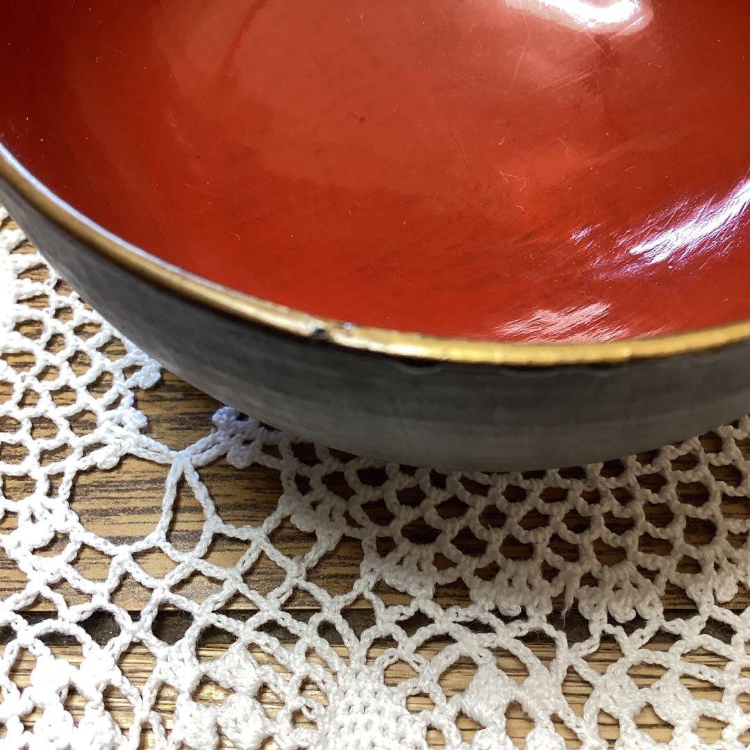 k2f1 銘々蓋吸物椀10客　漆器 富士山デザイン