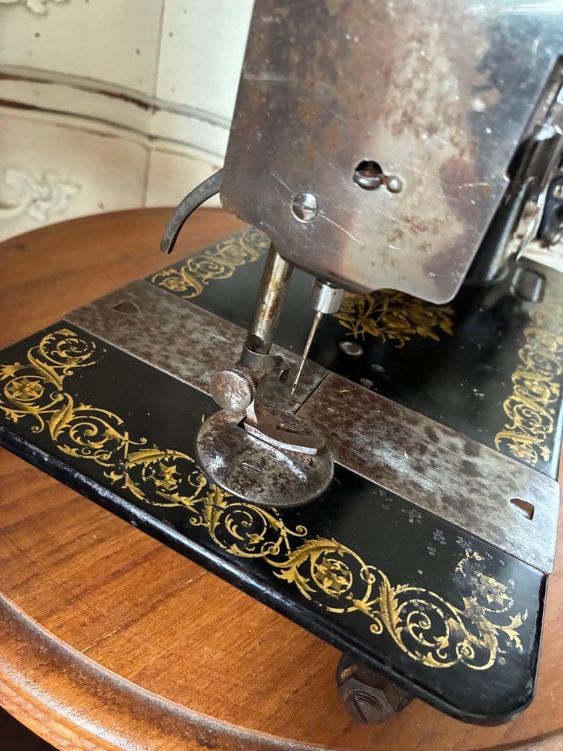 フランス　アンティーク　シンガー　Singer ミシン　1800年代　美品　レア