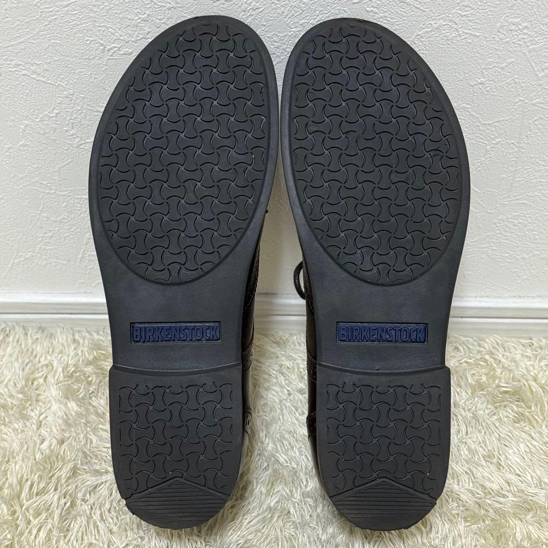 美品✨ ビリケンシュトック　ララミーロー　レースアップシューズ　レザー　茶色