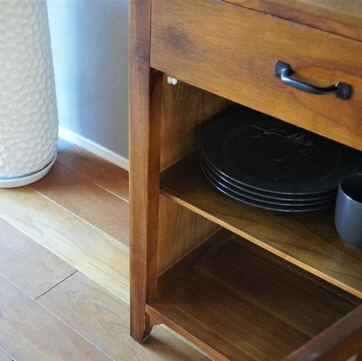 クラシック サイドボード キャビネット 木製 食器棚 飾り棚 収納棚 無垢材