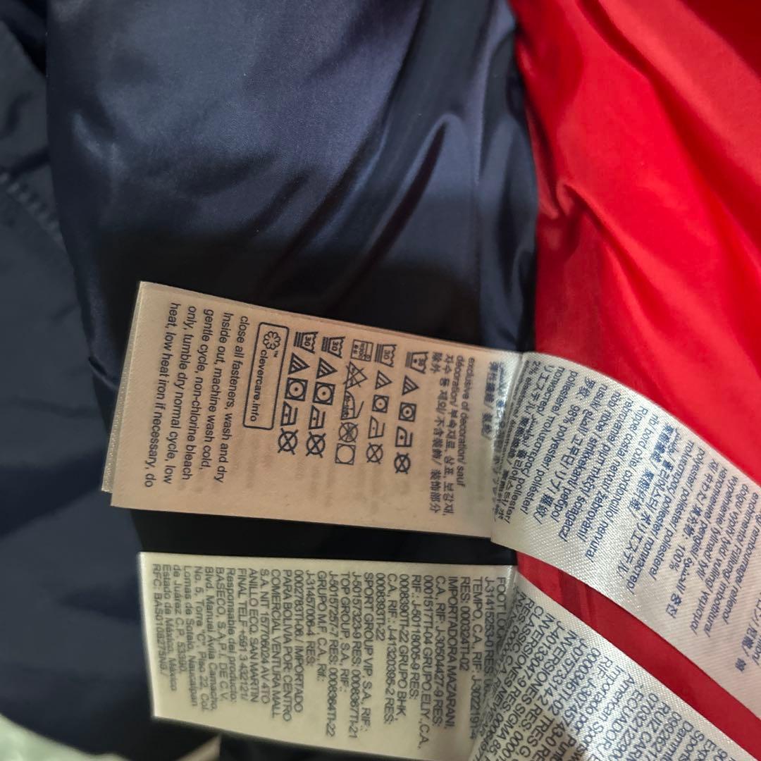   ネイビー 中綿ダウンジャケット M