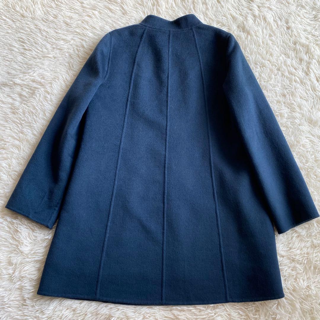 【美品】レリアン カシミヤ　100% スタンドカラー　コート　現行タグ　カシミア