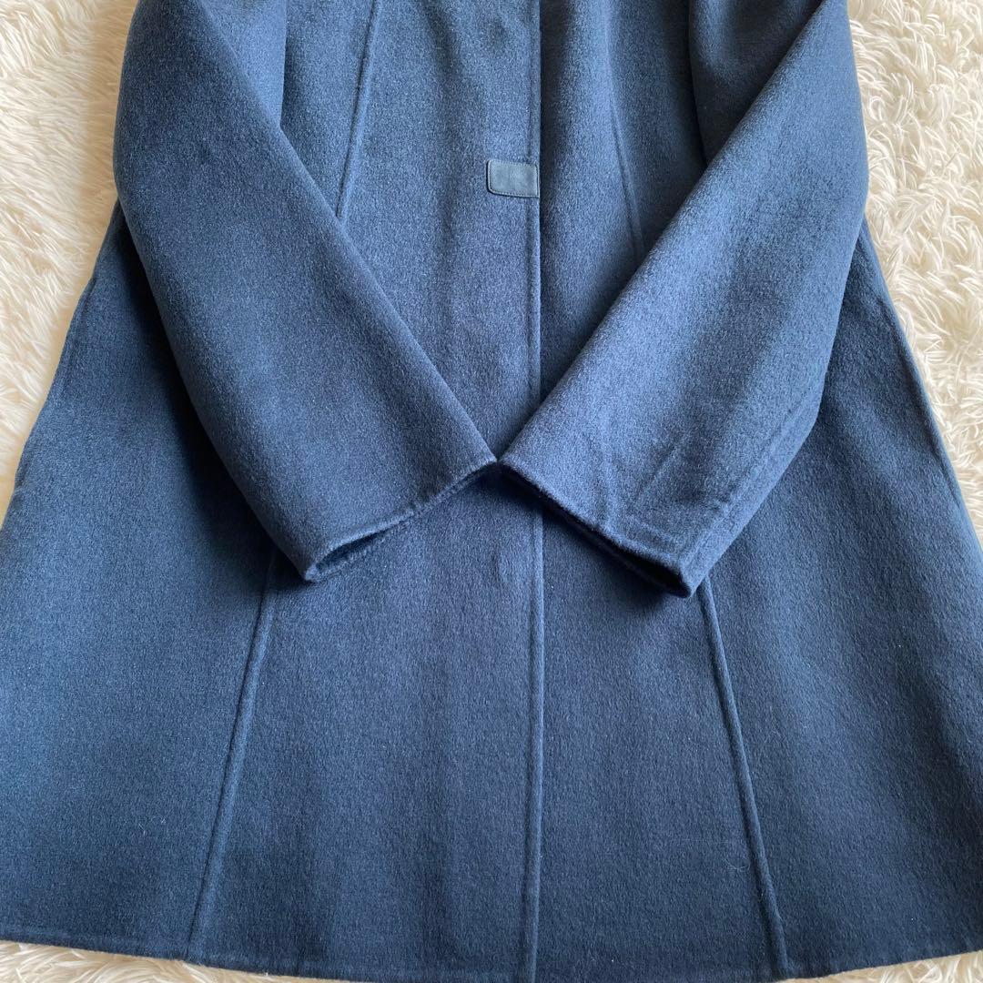 【美品】レリアン カシミヤ　100% スタンドカラー　コート　現行タグ　カシミア
