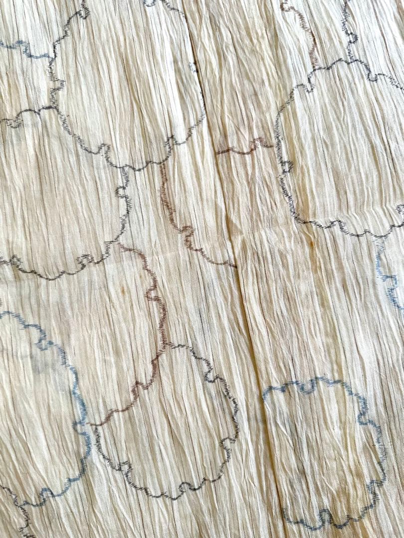 小千谷縮　着物　浴衣