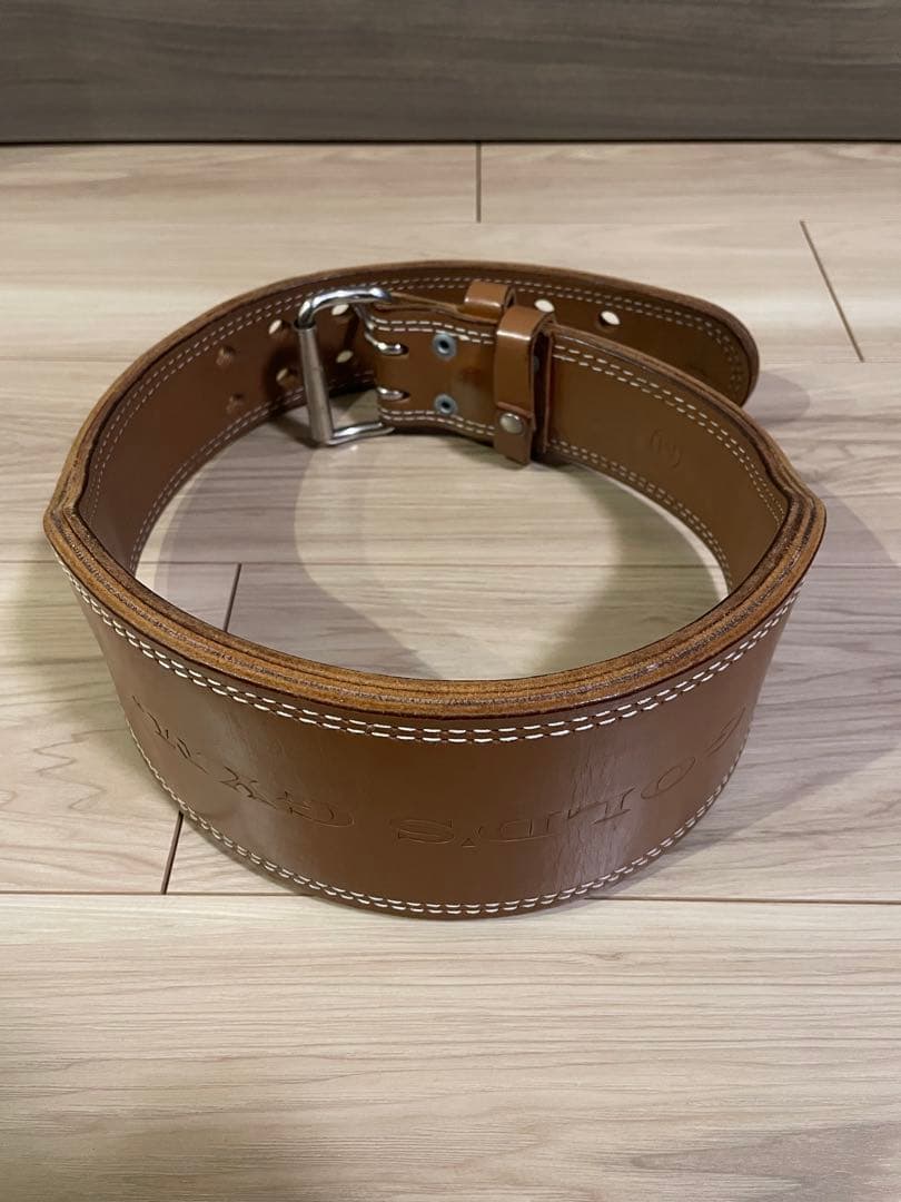 GOLD'S GYM プロレザーベルトトレーニングパワーベルト　Mサイズ