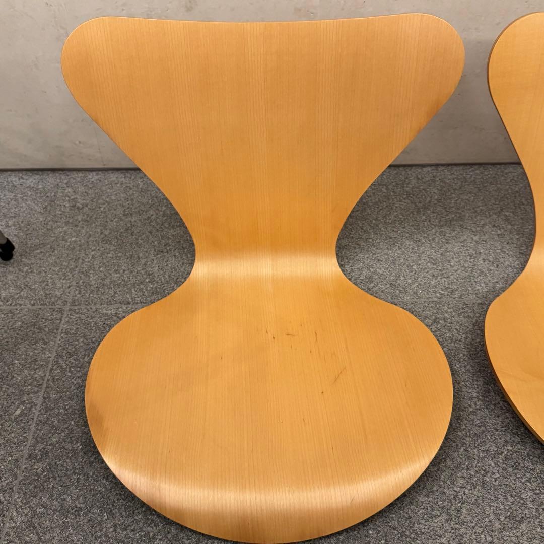 【正規品】Fritz Hansen セブンチェア 2脚 メープル 修理前提