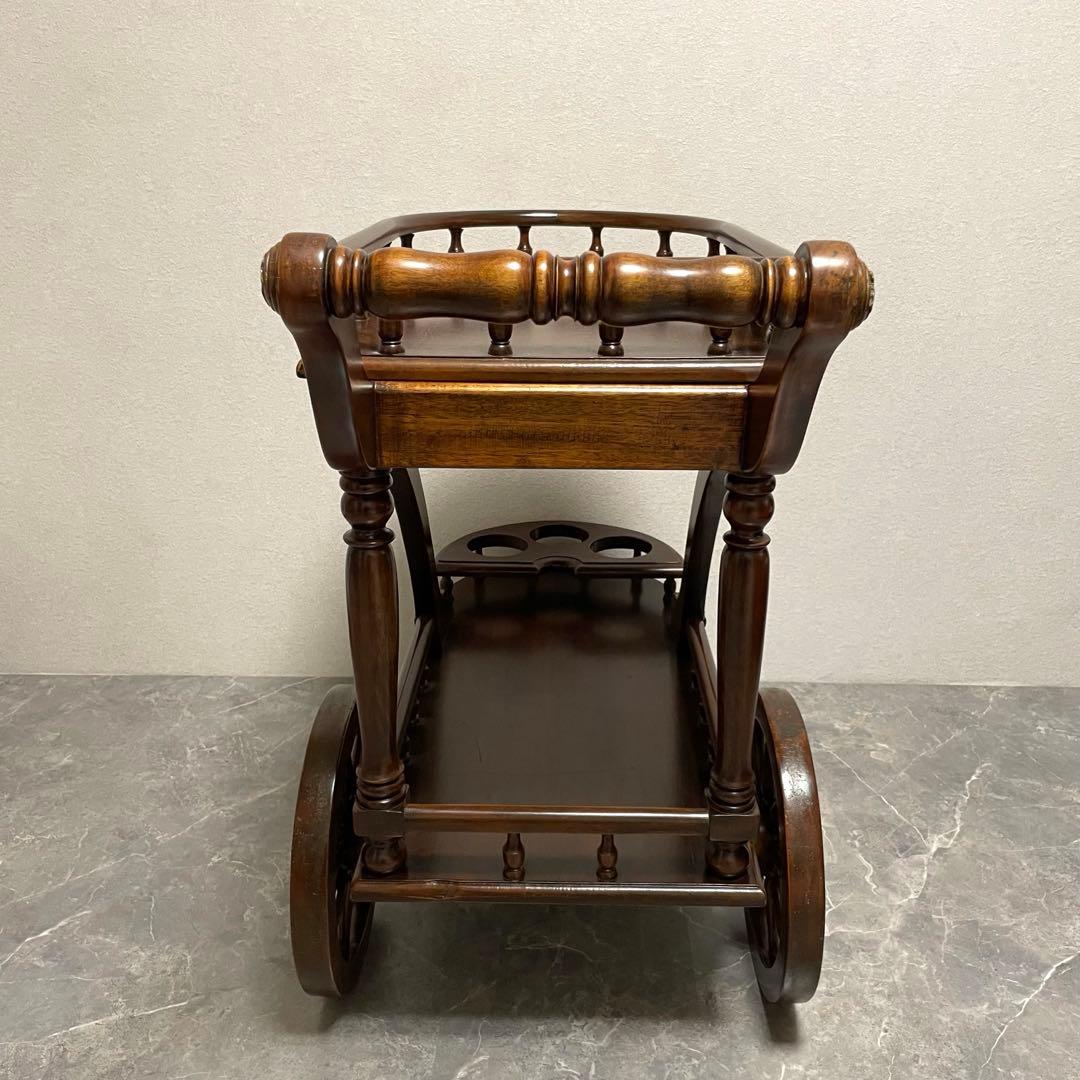 希少　アンティーク トロリーワゴン ワインラックワゴン　キッチンワゴン