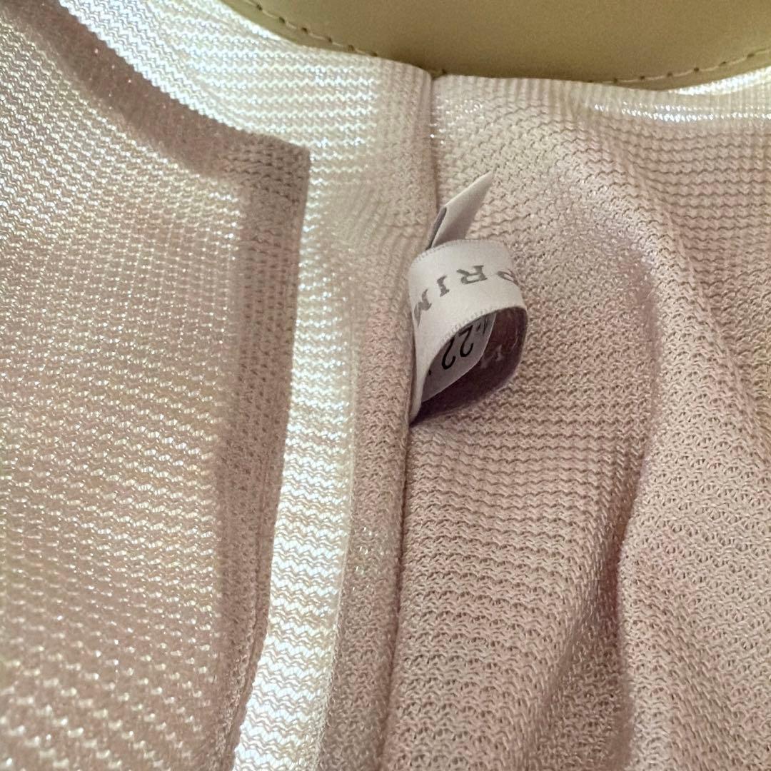 現行品　未使用　アンテプリマ　フィオリトゥーラ　バスケット　シルバーゴールド