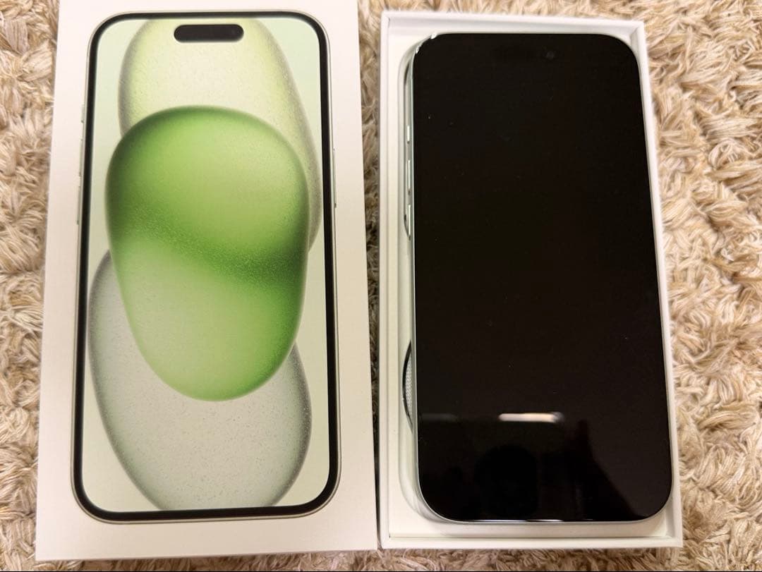 iPhone 15 128GB ミントグリーン
