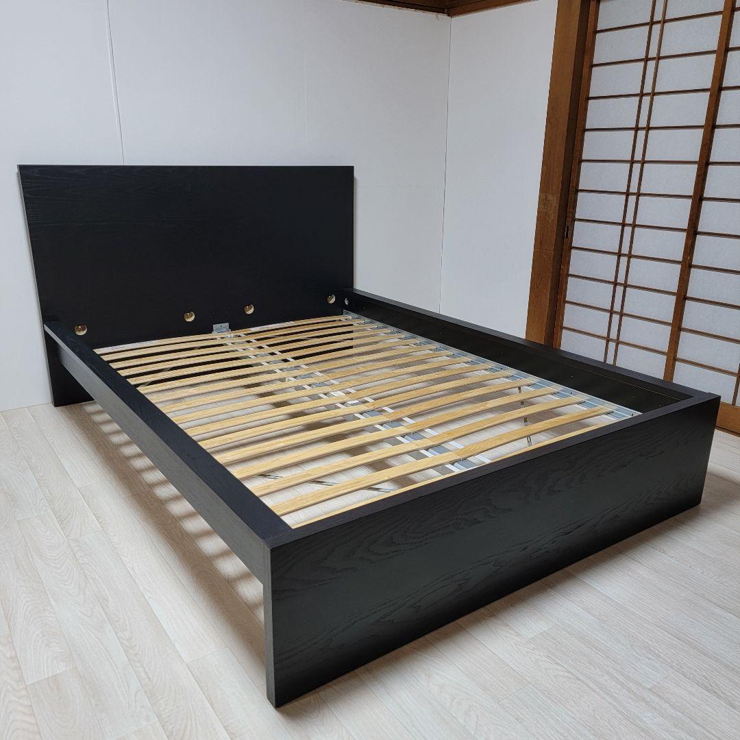 定価:56,990円 ikea malm 収納4個付 ダブルベッド