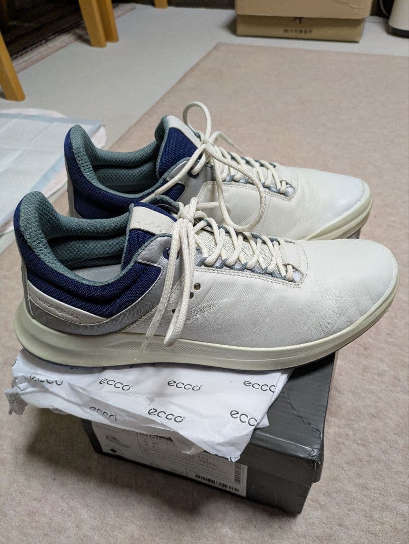 ECCO CORE レザーゴルフシューズ スパイクレス EU42