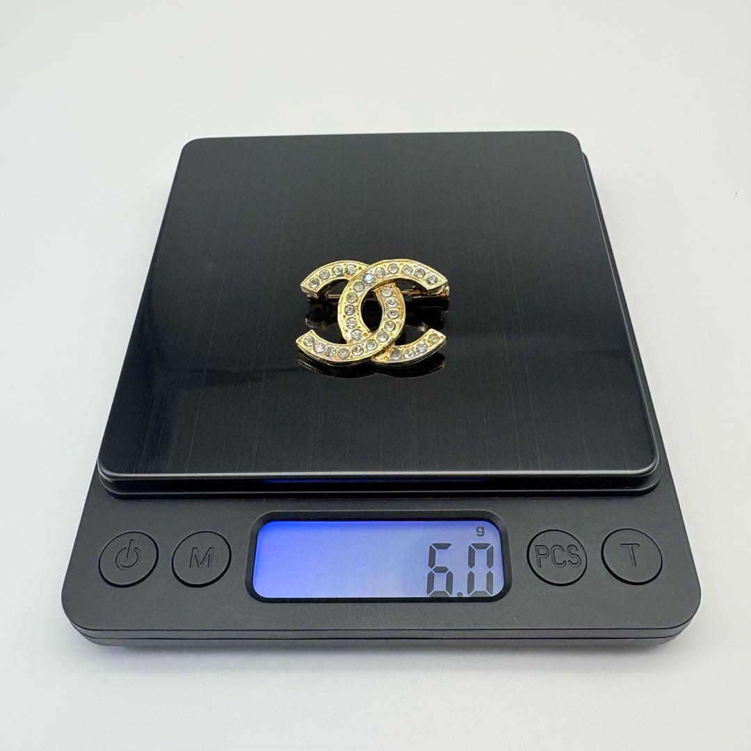 CHANEL シャネル ブローチ ココマーク ラインストーン ヴィンテージ