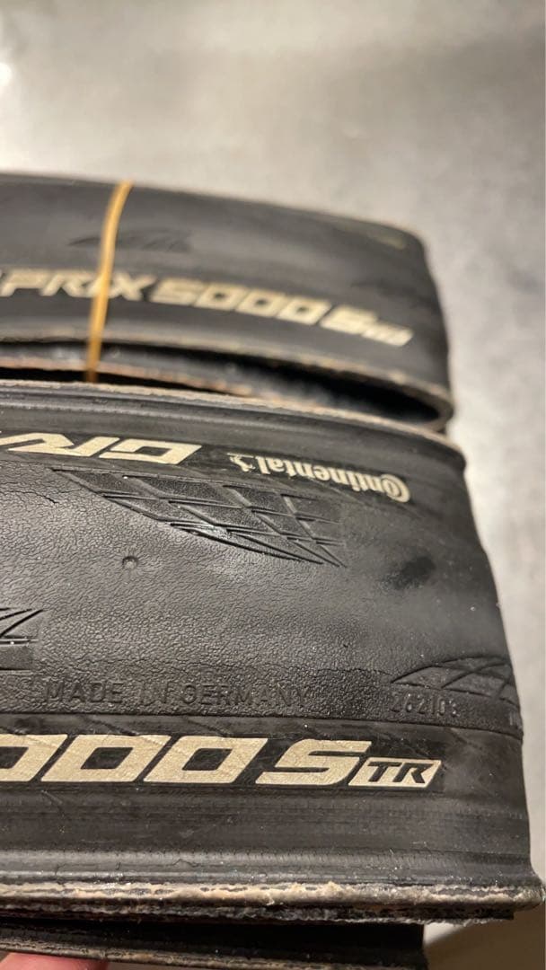 Continental GP5000 Str 28cc チューブレス　タイヤ