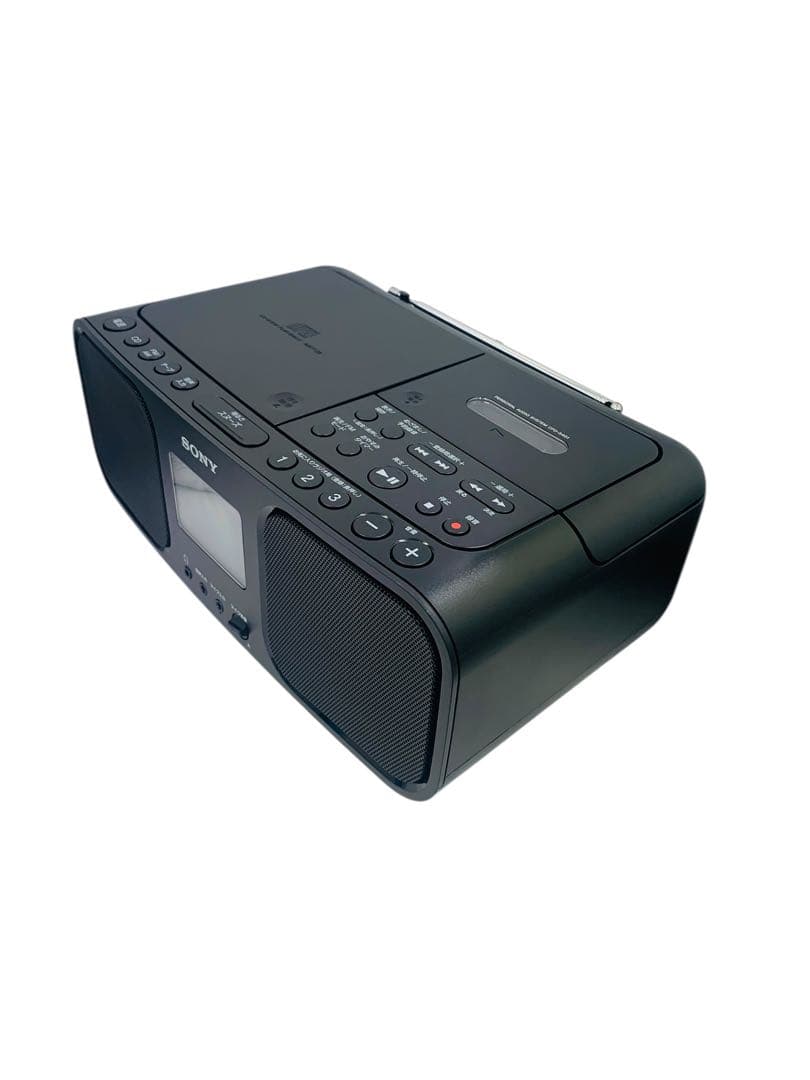 【美品】SONY CDラジカセット レコーダー CFD-S401 ラジオ 黒