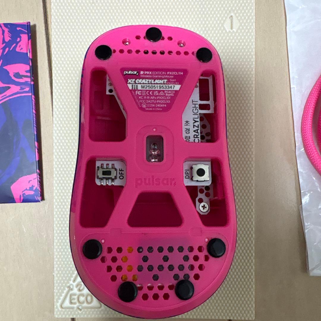 マウス・トラックボール Pulsar X2 CRAZY LIGHT PRX EDITION