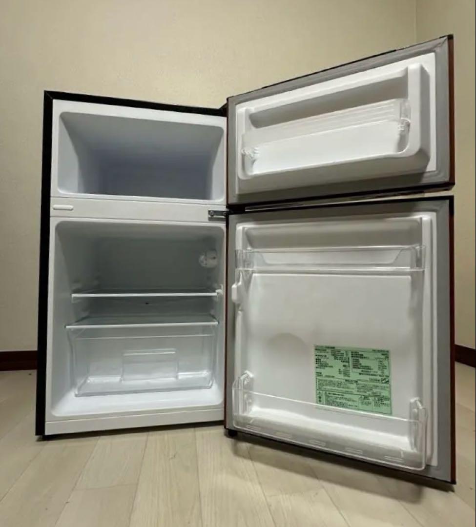 アイリスプラザ 冷蔵庫 87L 幅47.5cm 冷蔵室 冷凍室　PRC-B0