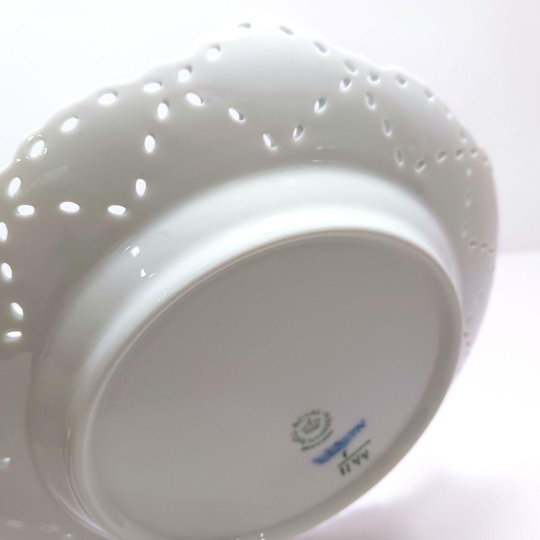 Y2912-3 ロイヤルコペンハーゲン ブルーフルーテッド ダブルレース 皿