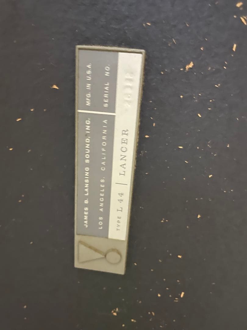 JBL LANCER L44 音出し確認済み