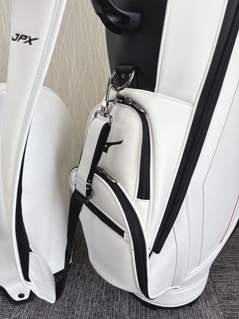 極美品❗️MIZUNO/ JPXアスリート 合成革製 迫力の9型キャディバッグ