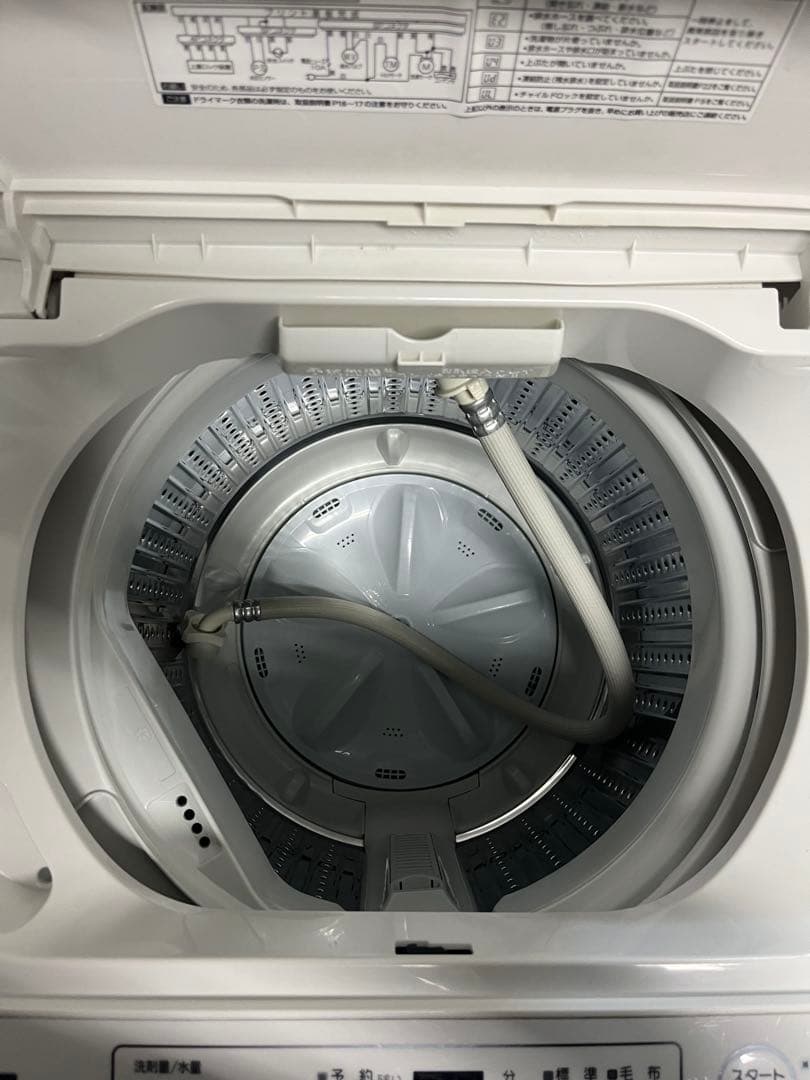 全自動洗濯機 ヤマダ YWM-T50H1 5.0kg 2021年製　T