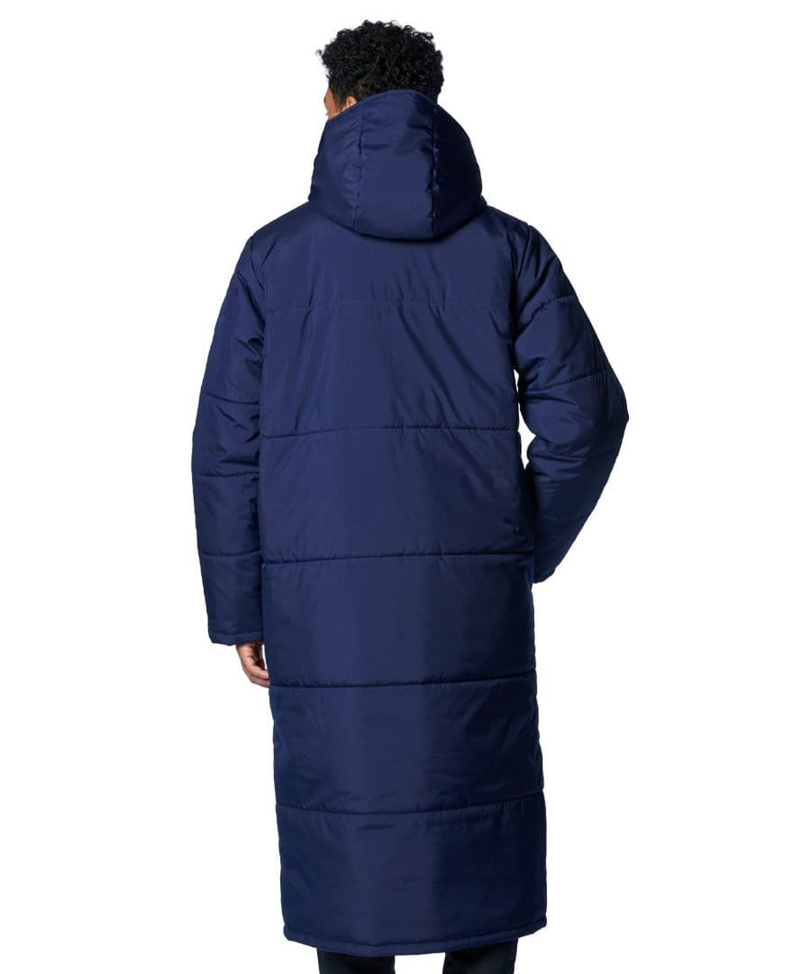 UNDER ARMOUR フード付きロングコート ネイビー