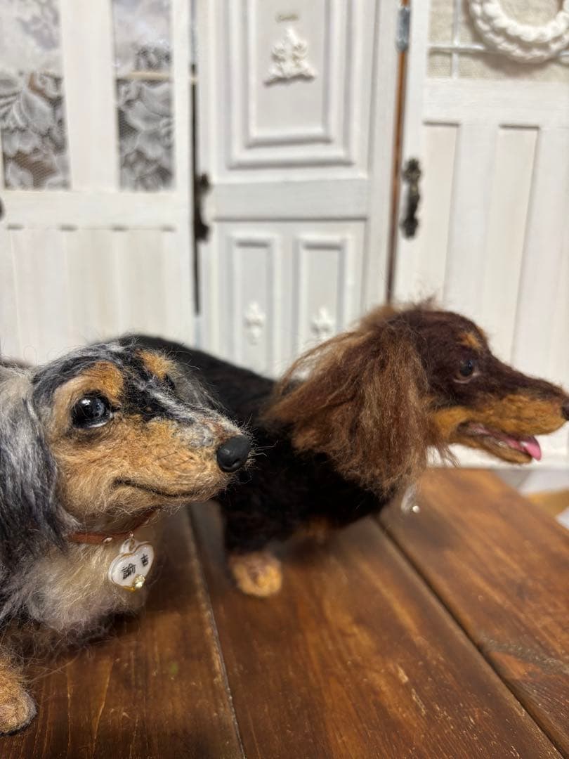 羊毛フェルト　ダックス　panda