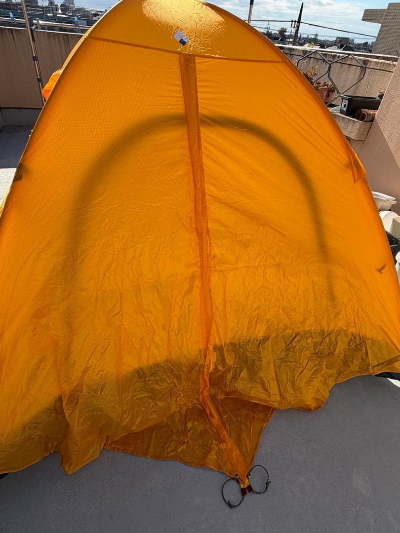 モンベル　ステラリッジ4スリーブ式 (テント、グランドシート、レインフライ)