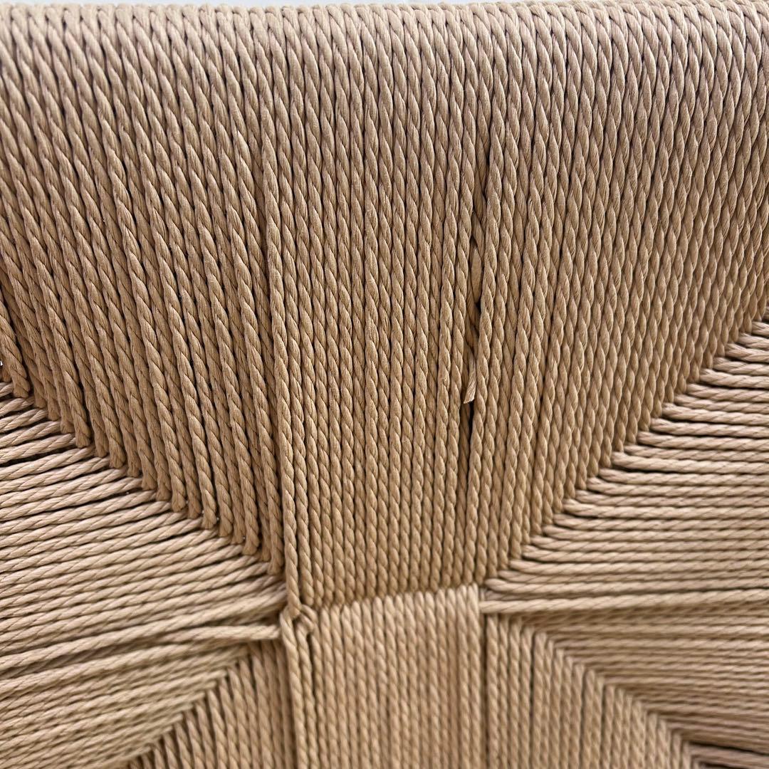 ペーパーコード　アームチェア　アッシュ　タンスのゲン ブラウン　天然木　無垢材②