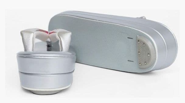 振袖用 バッグ 草履セット シルバー