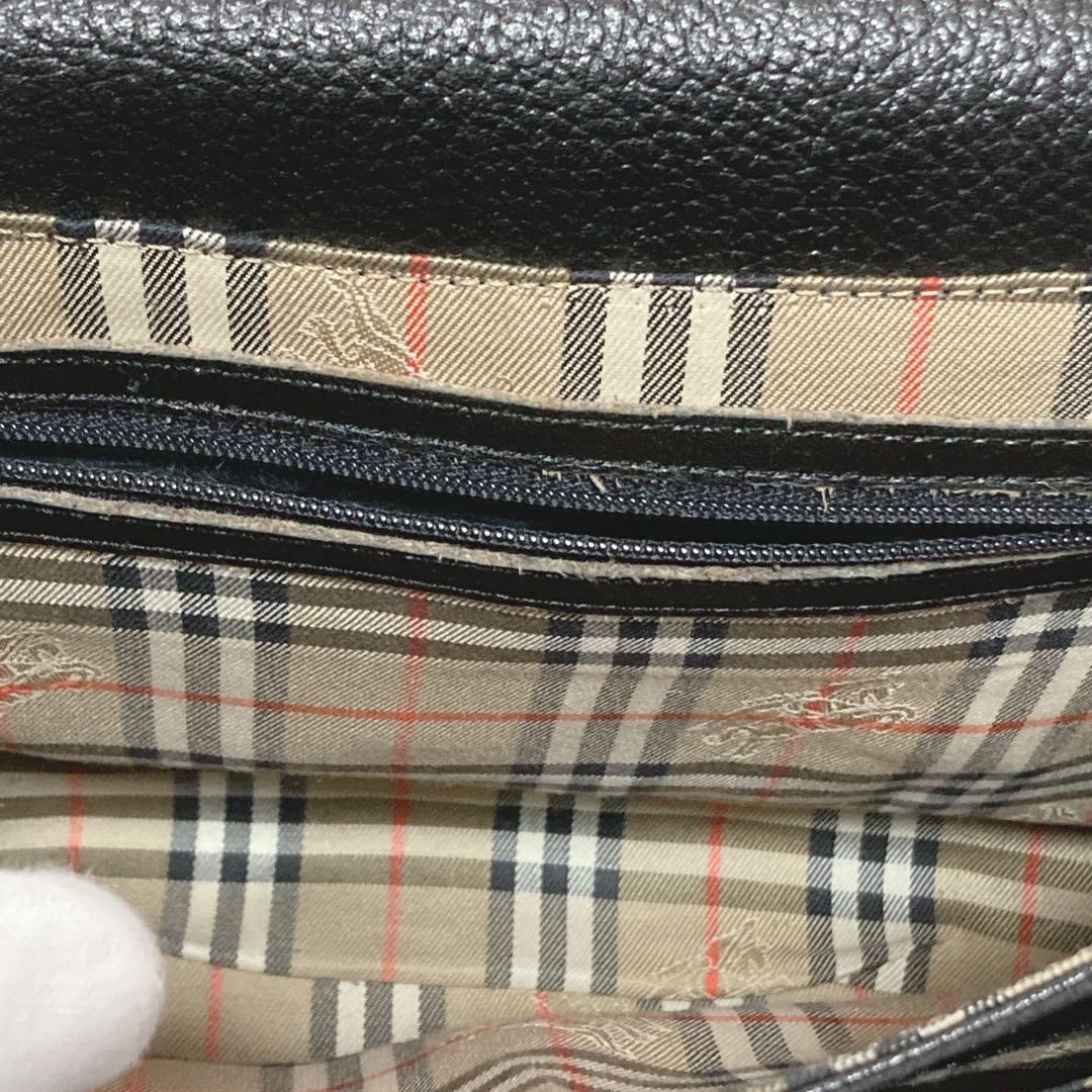 BURBERRYS バーバリー ショルダーバッグ ノバチェック オールレザー