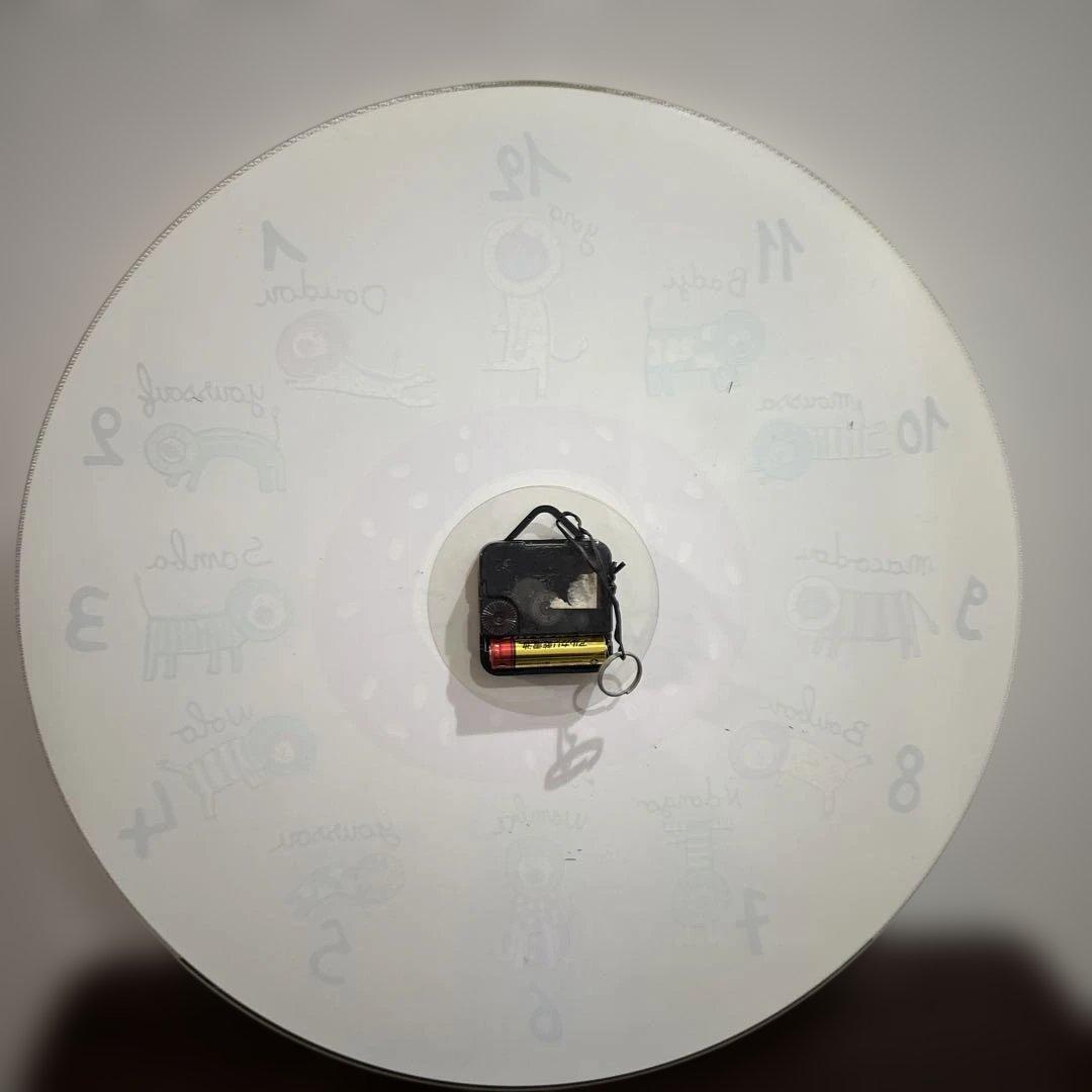 IDEA LABELガラスウォールクロックキャットアニマル掛け時計猫壁掛け時計