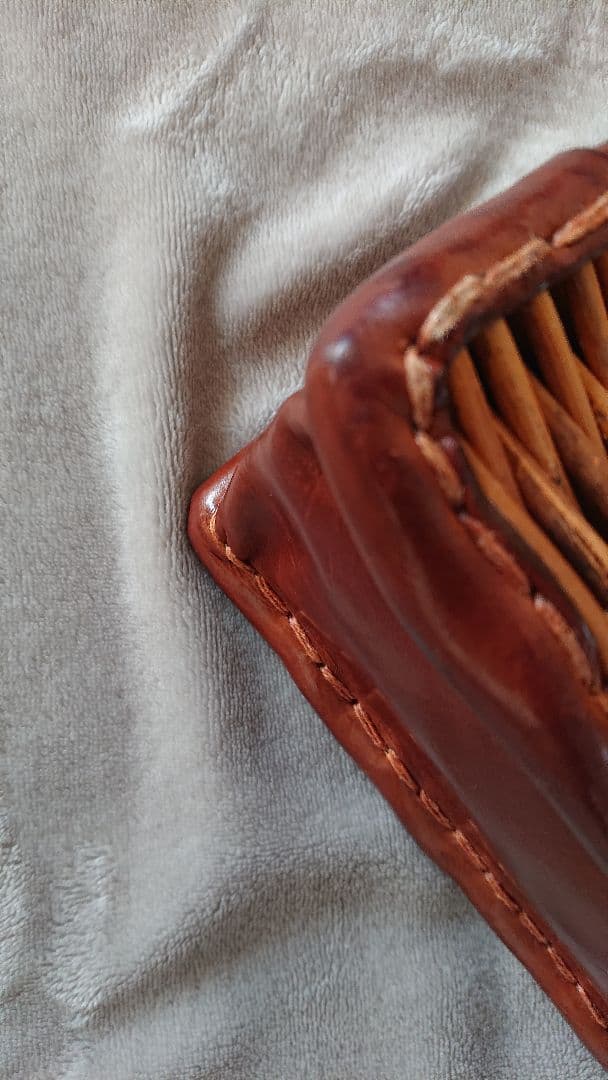 エバゴス ミニ ケリー かっちりバッグ ブラウン