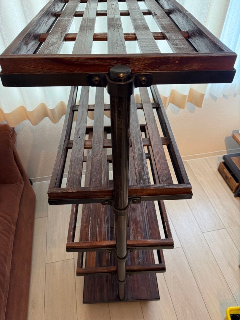 ジャーナルスタンダードファニチャー　オープンラック　シェルフ棚　アイアン