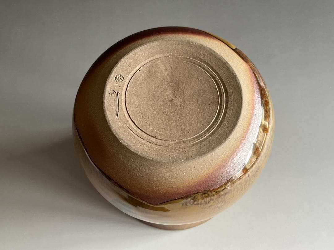 14代　亀井味楽　高取　鮟鱇水指　茶道具