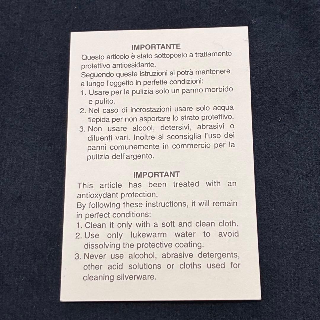 【極美品】Leader Argenti イタリア製 デスクメモ シルバー925