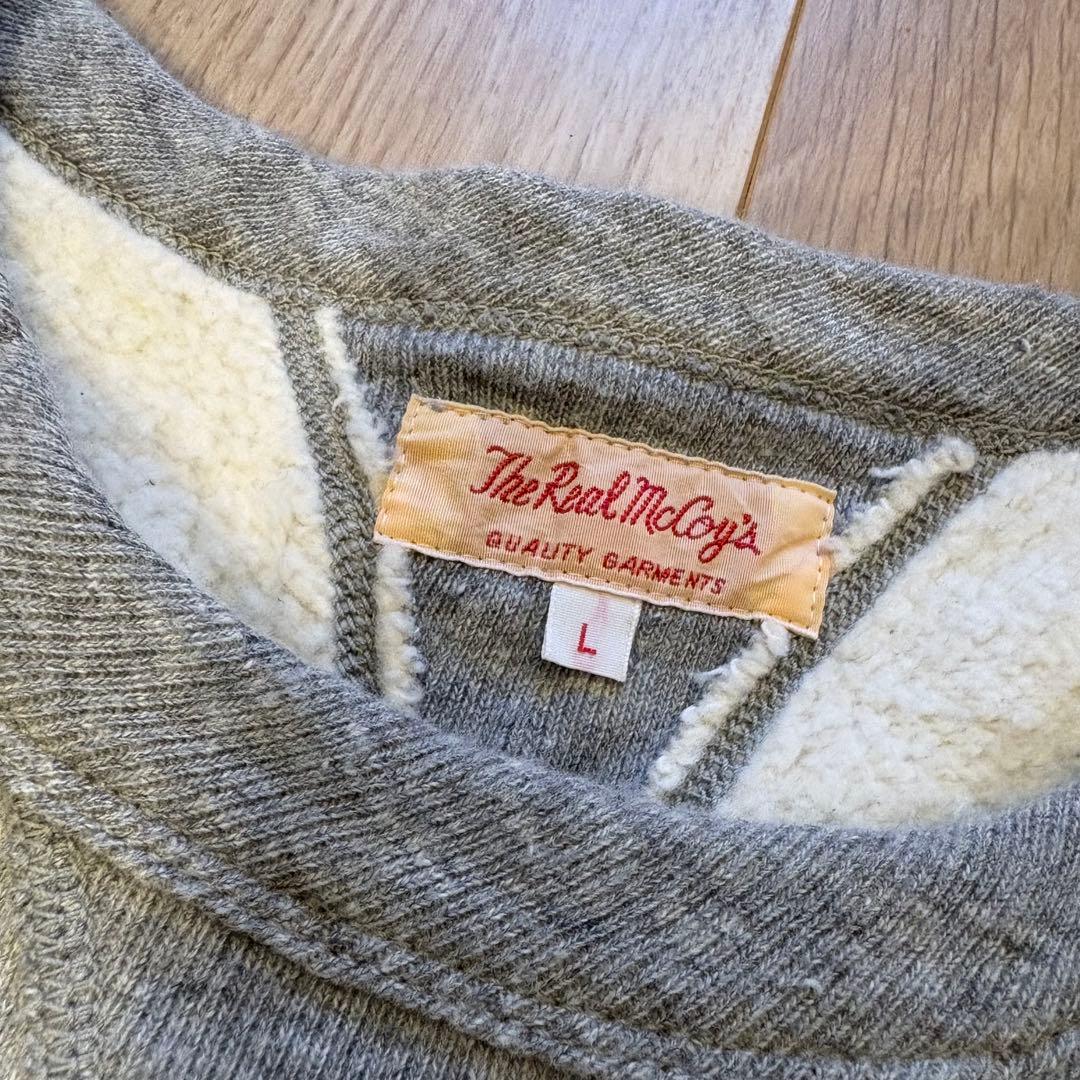 美品 The Real McCoy's グレー スウェット Lサイズ