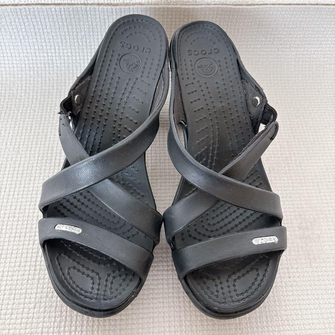 【美品】廃盤品！クロックス サイプラス W6 ブラック