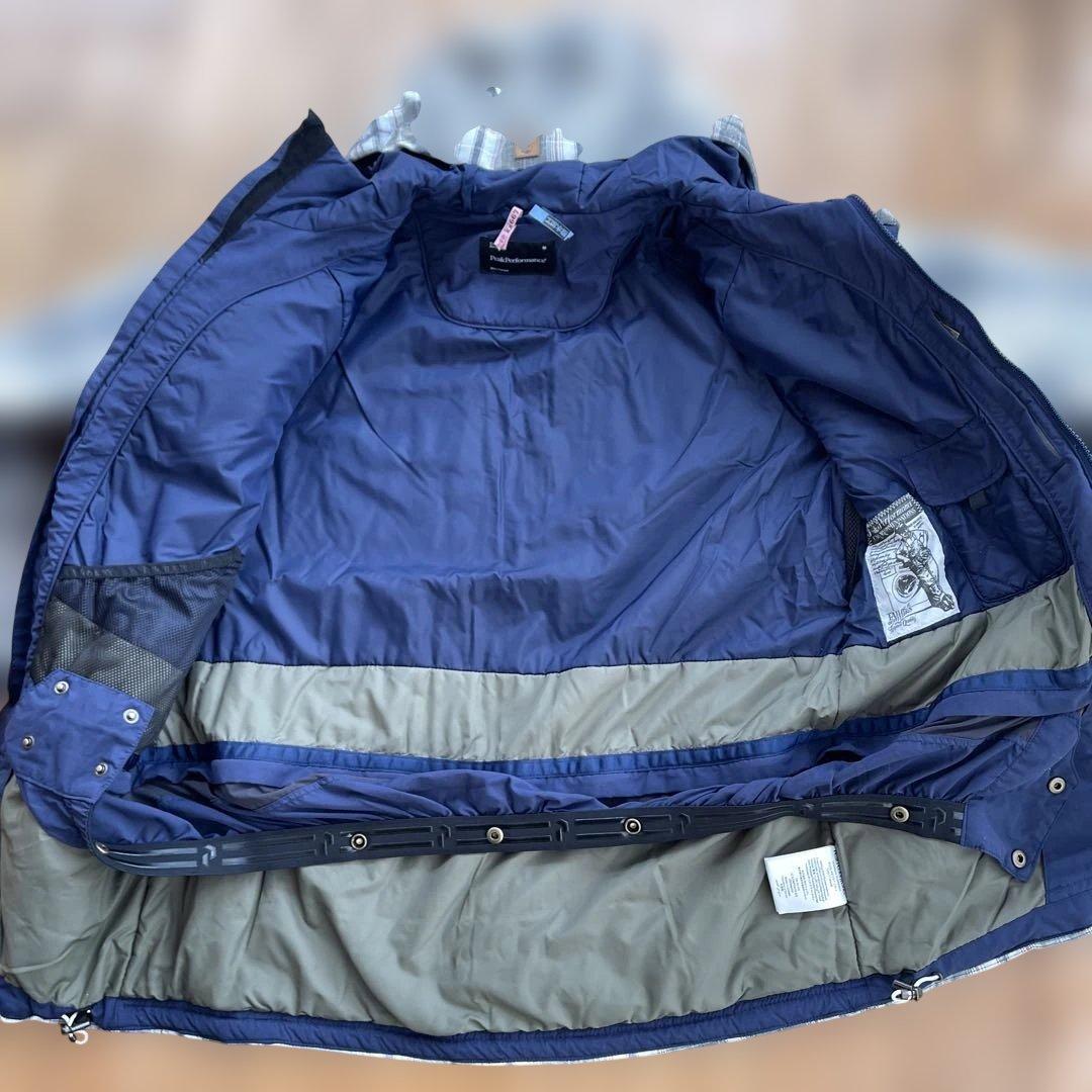 【美品】Peak Performanceスキーウェア上下 男性用Mサイズ
