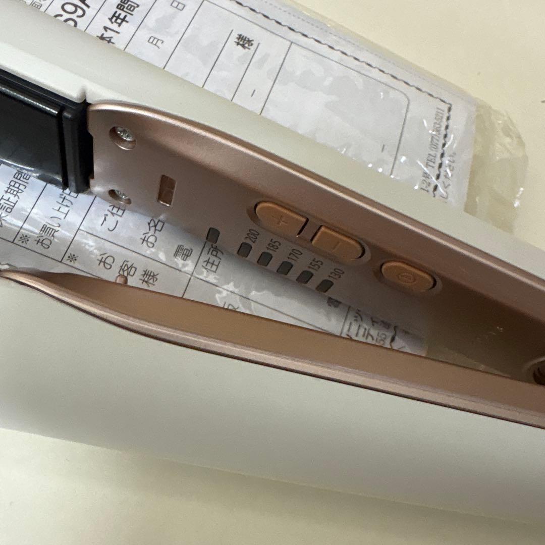 パナソニック ヘアアイロン ストレート用 ナノケア 白 EH-HS9A-W