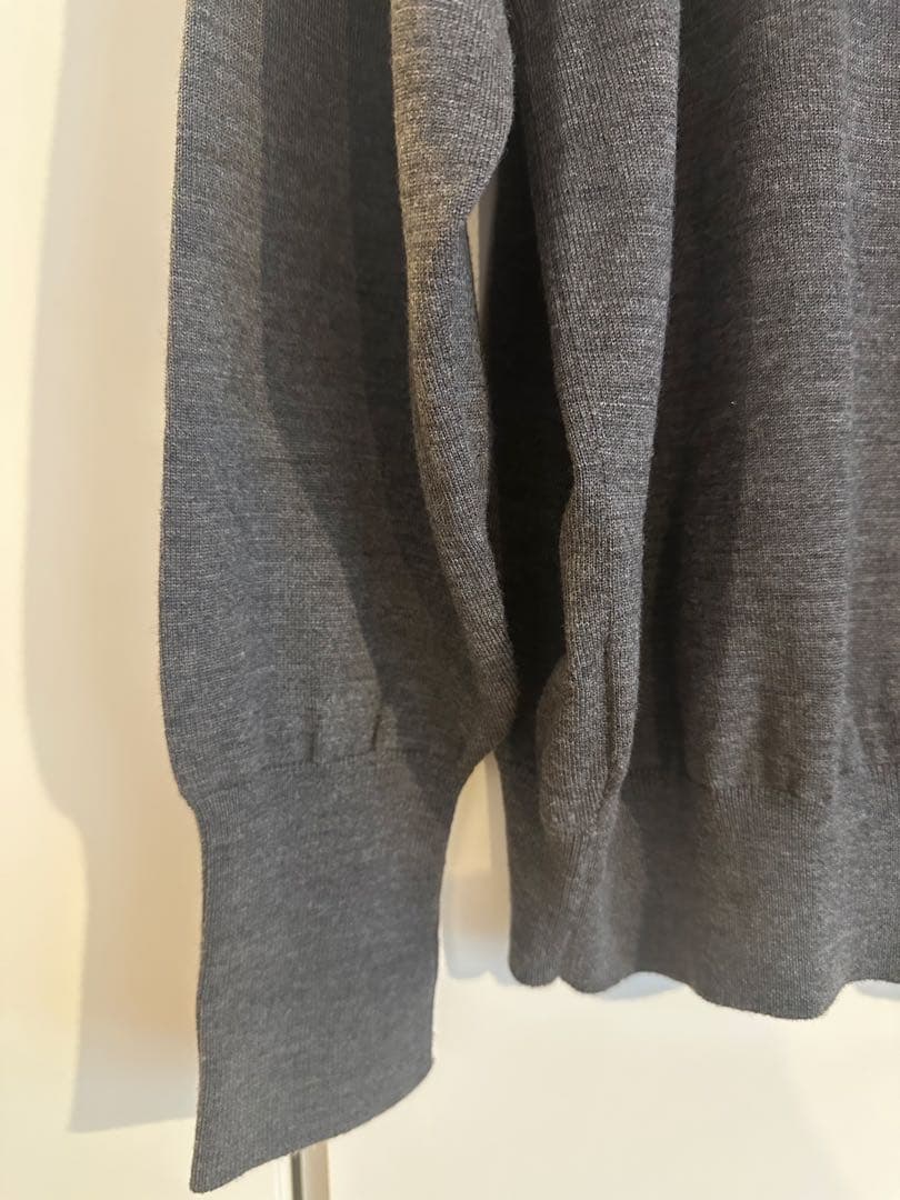 A.PRESSE アプレッセ22FW L/S Knit T-Shirt GRAY