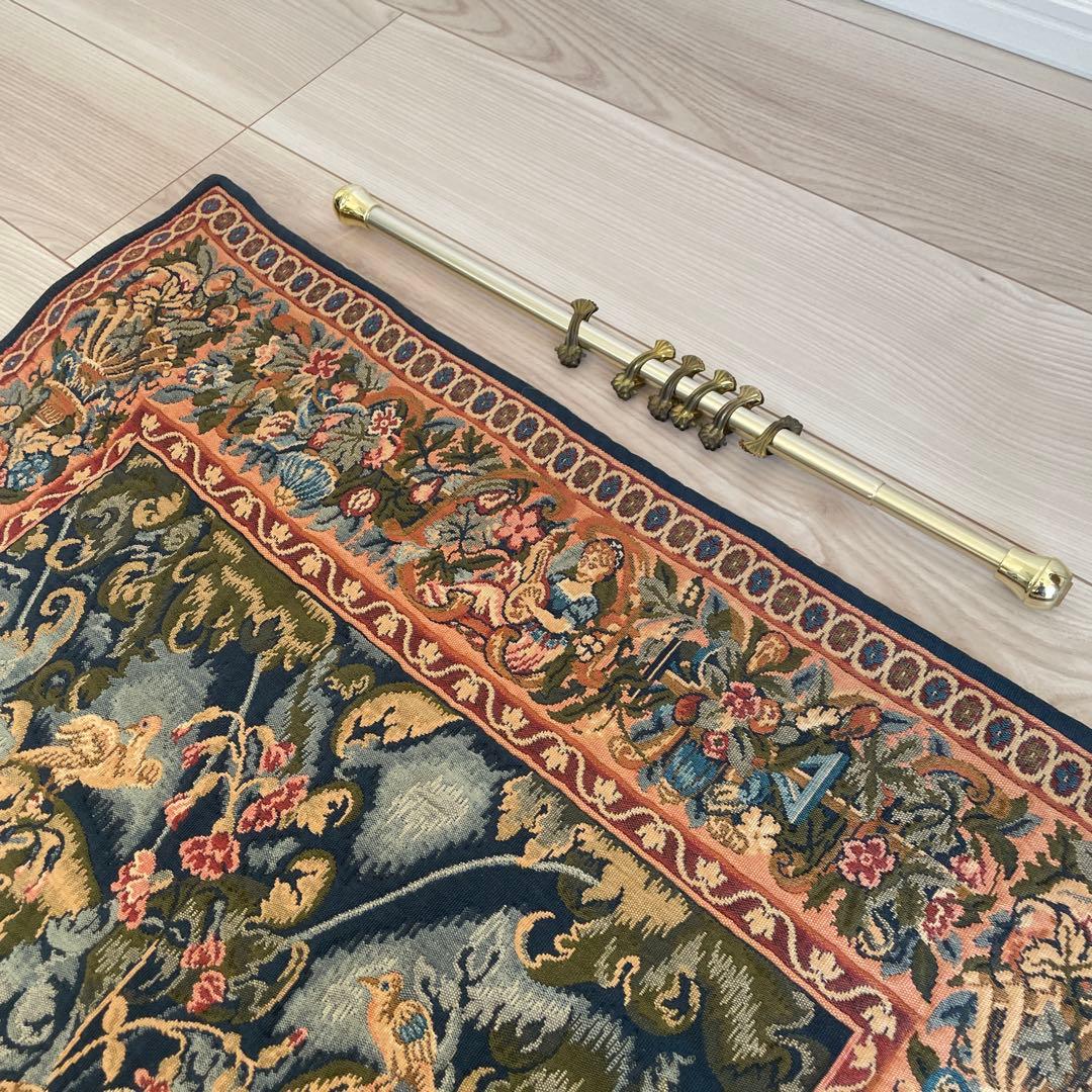 ビンテージ　タペストリー　鳥　壁掛け　Tapisseries du Lion