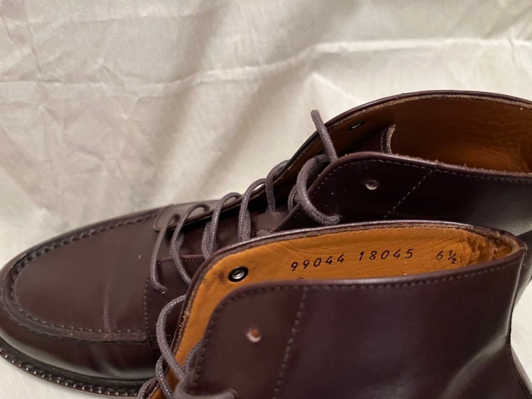 ジャランスリワァヤ　Uチップブーツ　ダークブラウン　6 1/2