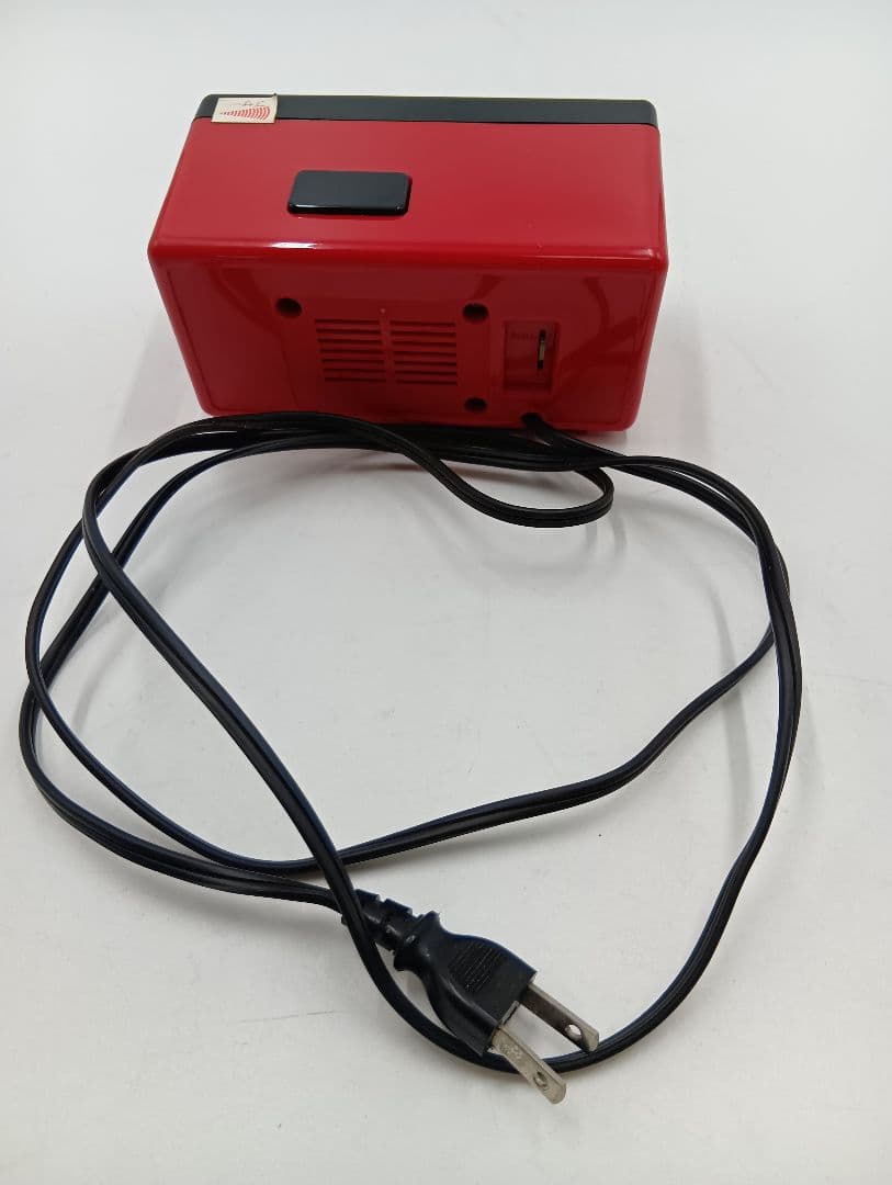 昭和レトロ【メンテ済み・動作正常】SEIKOパタパタ時計 DP690T 黒 赤