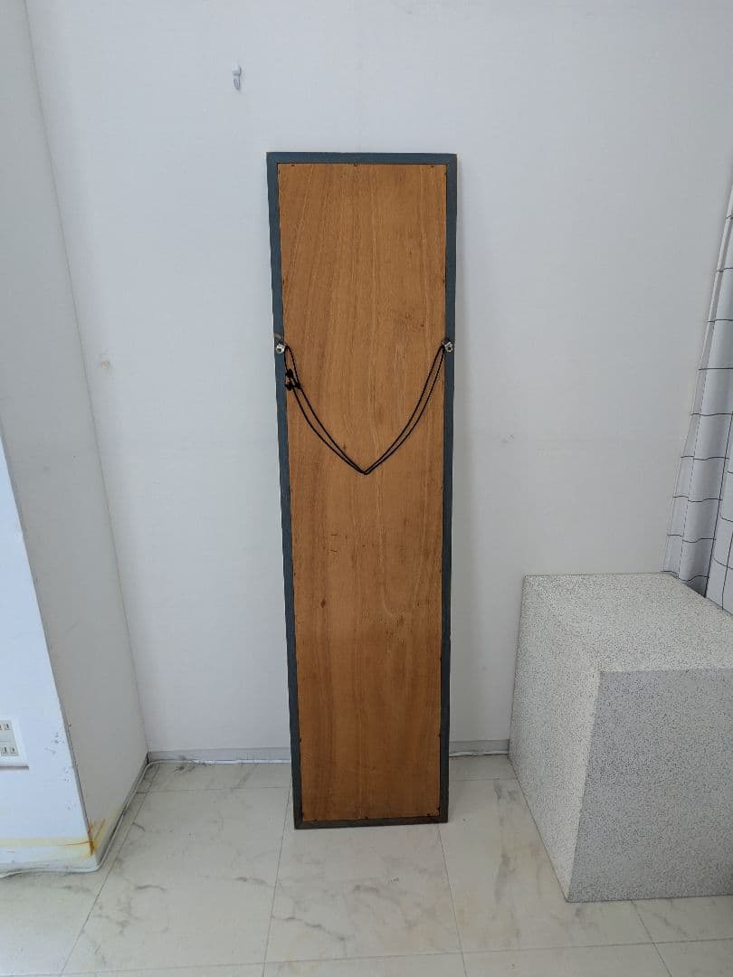 70-80s vintageのモダンなウォールミラー。