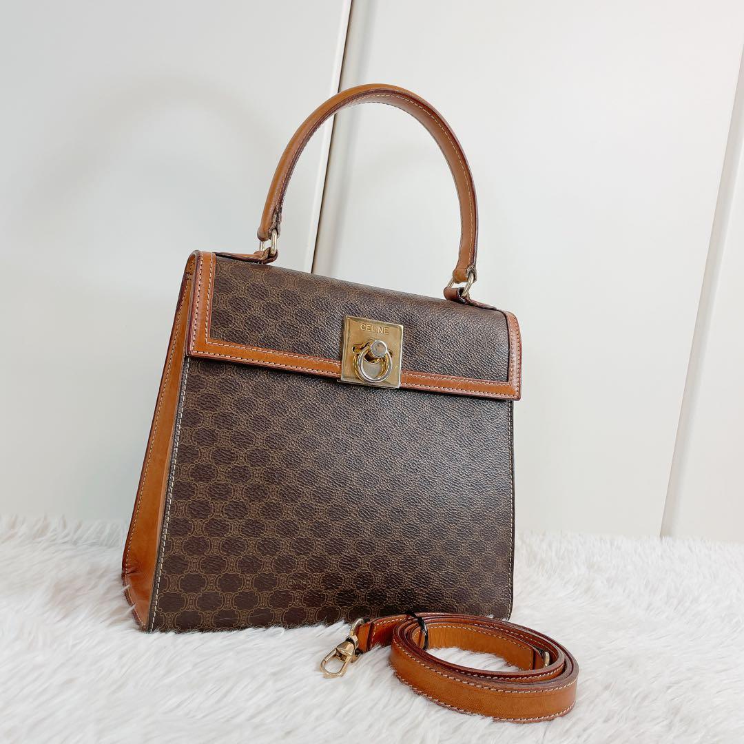 CELINE セリーヌ 2way ハンドバッグ　ショルダーバッグ　ヴィンテージ