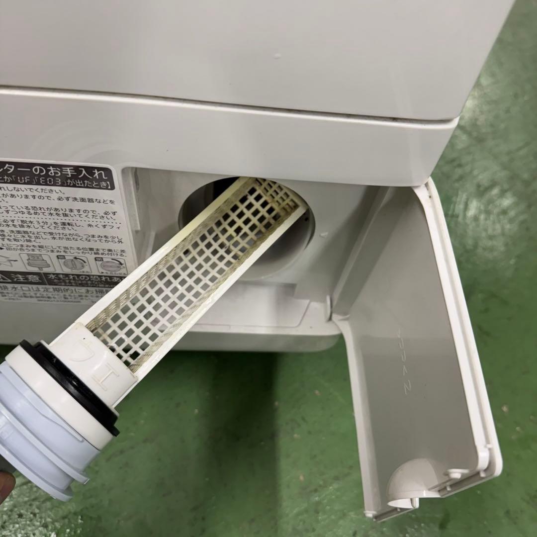 183 シャープドラム式洗濯機　乾燥付　7/3.5キロ　小型　一人暮らし　左開き