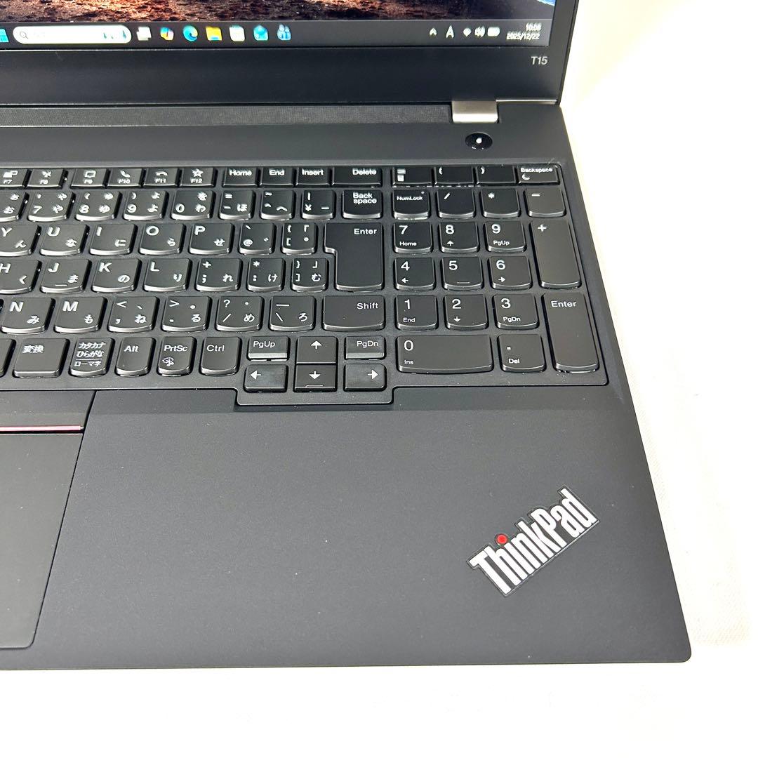 美品 Lenovo ThinkPad T15 i5 16GB バッテリー超良好