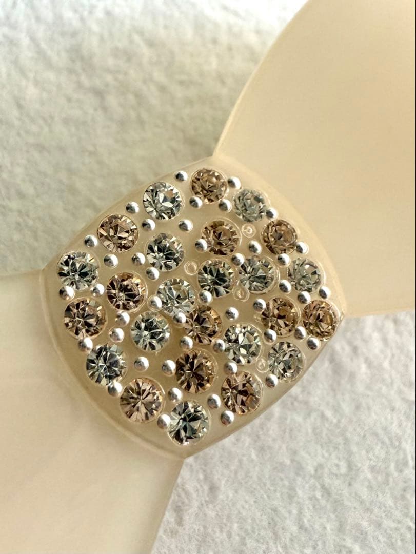 アレクサンドルドゥパリ キティ リボン ビジュー バレッタ